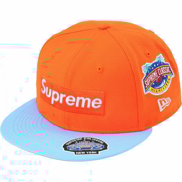 Supreme Championships Box Logo New Era - Orange (front)