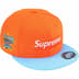 Supreme Championships Box Logo New Era - Orange (front)
