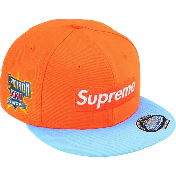Supreme Championships Box Logo New Era - Orange (front)