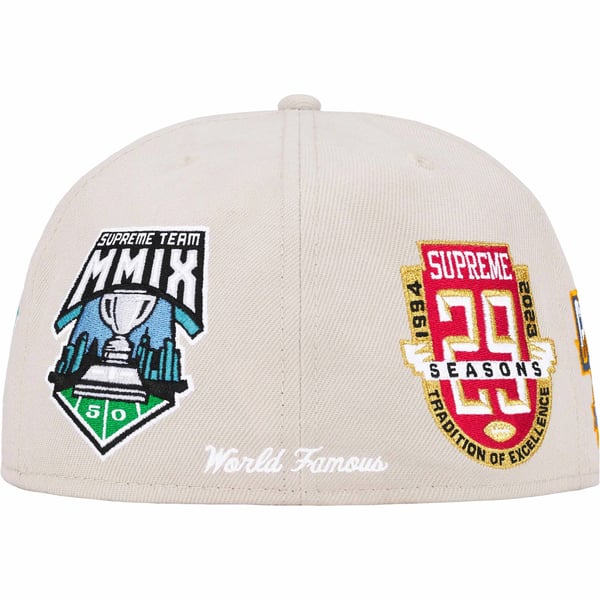 Supreme Championships Box Logo New Era - Stone (front)