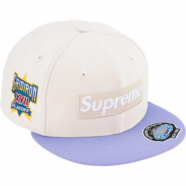 Supreme Championships Box Logo New Era - Stone (front)