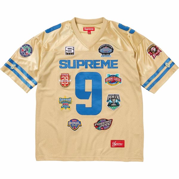 Supreme Championships Football Jersey - Gold (front)