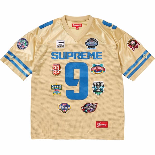 Supreme Championships Football Jersey - Gold (front)