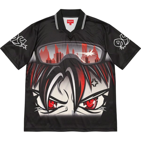 Supreme Character Soccer Jersey - Black (front)