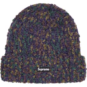 Supreme Chenille Beanie Dark Purple