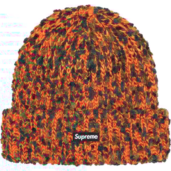 Supreme Chenille Beanie - Orange (front)