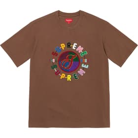 Supreme Chenille Crest S/S Top Brown