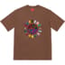 Supreme Chenille Crest S/S Top - Brown (front)