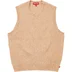 Supreme Chenille Sweater Vest - Beige (front)