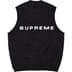 Supreme Chenille Sweater Vest - Black (front)