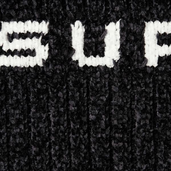 Supreme Chenille Sweater Vest - Black (front)