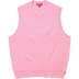 Supreme Chenille Sweater Vest - Pink (front)