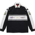 Supreme Chest Stripe Rugby - Black (front)