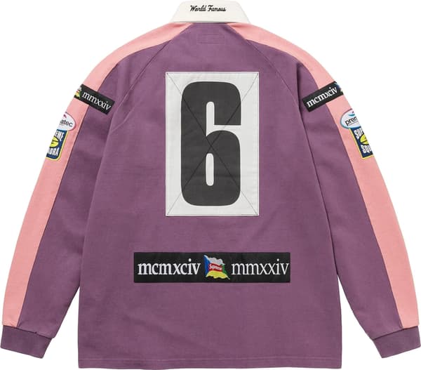 Supreme Chest Stripe Rugby - Purple (front)