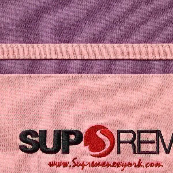Supreme Chest Stripe Rugby - Purple (front)