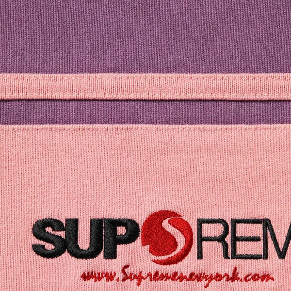 Supreme Chest Stripe Rugby - Purple (front)