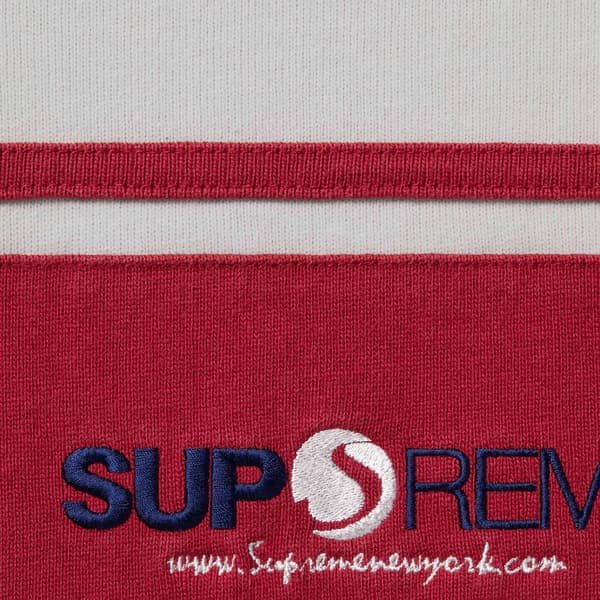 Supreme Chest Stripe Rugby - Stone (front)