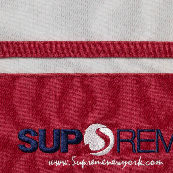 Supreme Chest Stripe Rugby - Stone (front)