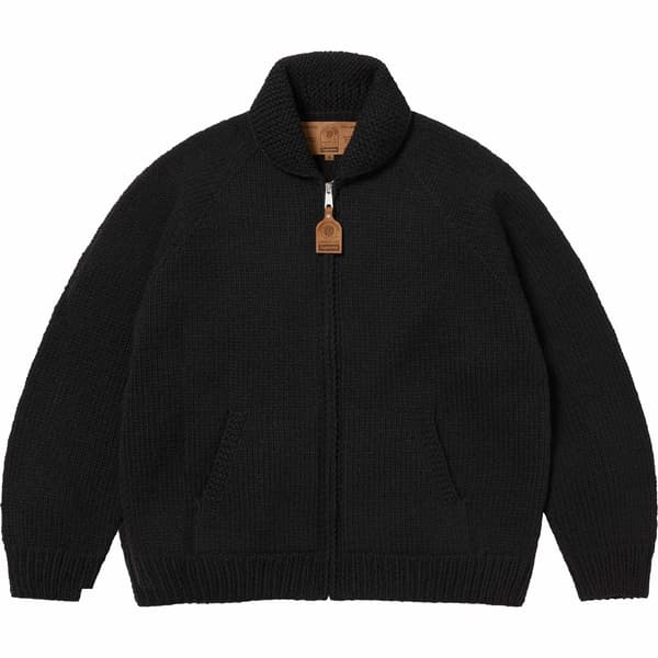 Supreme Child Of Hell Cowichan Sweater - Black (front)
