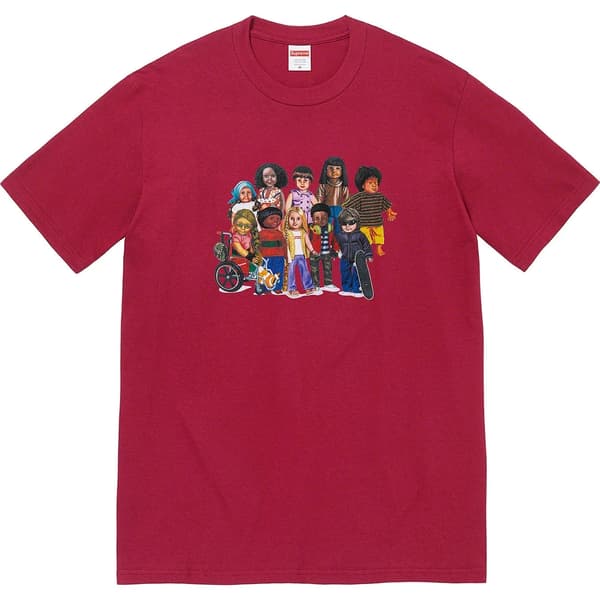 Supreme Children Tee - Cardinal (front)