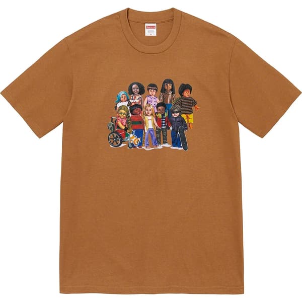 Supreme Children Tee - Light Brown (front)