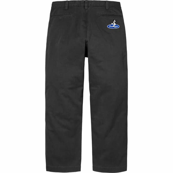 Supreme Chino Pant - Black (front)