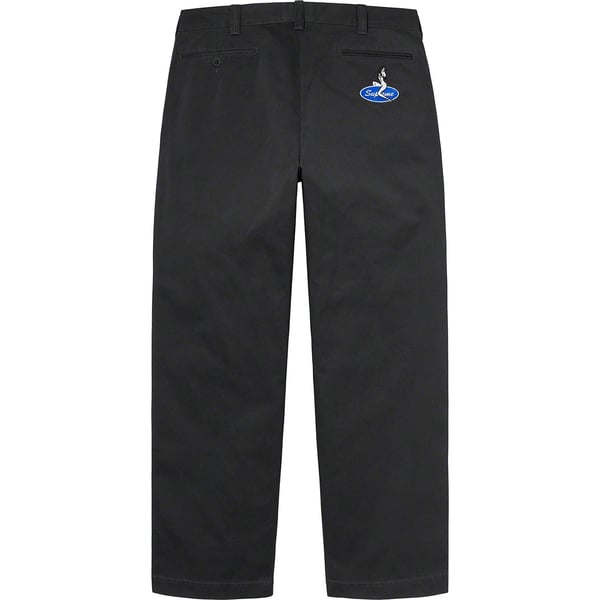 Supreme Chino Pant - Black (front)