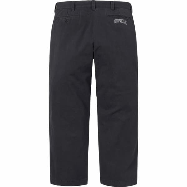 Supreme Chino Pant - Black (front)