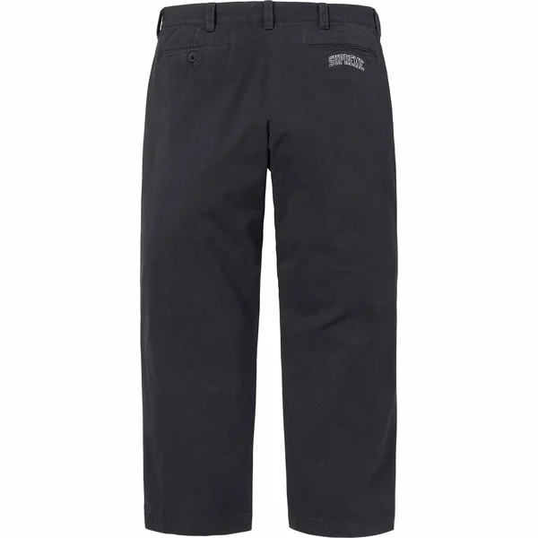 Supreme Chino Pant - Black (front)