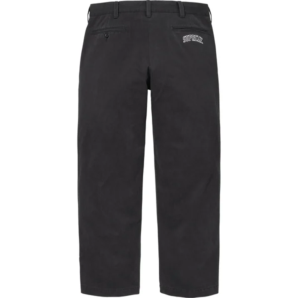 Supreme Chino Pant - Black (front)