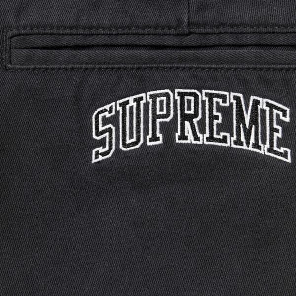 Supreme Chino Pant - Black (front)