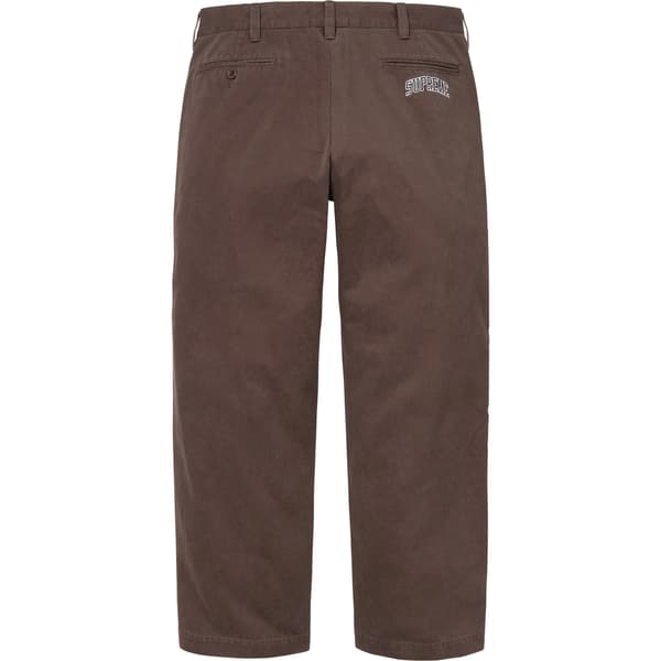 Supreme Chino Pant - Brown (front)