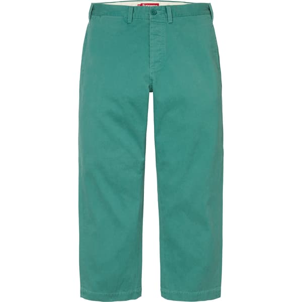 Supreme Chino Pant - Dark Mint (front)