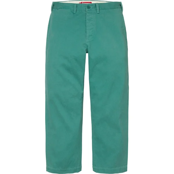 Supreme Chino Pant - Dark Mint (front)