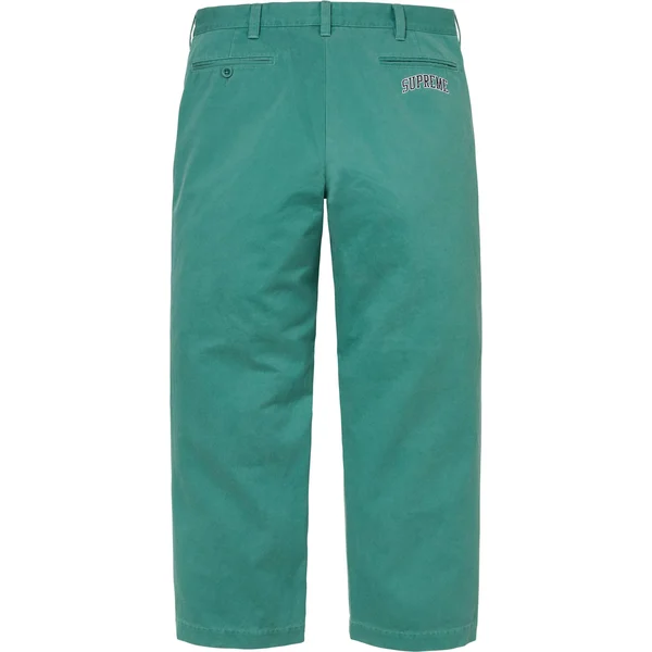 Supreme Chino Pant - Dark Mint (front)