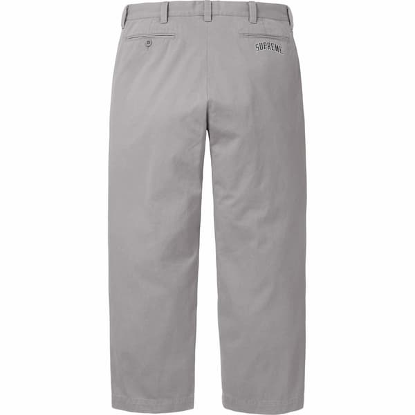 Supreme Chino Pant - Grey (front)
