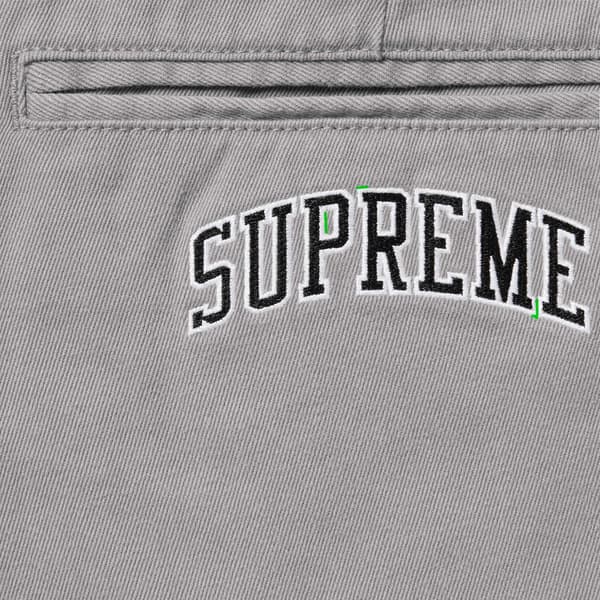 Supreme Chino Pant - Grey (front)