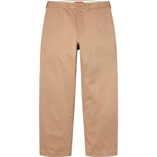 Supreme Chino Pant - Khaki (front)