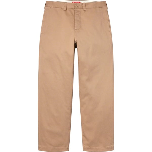 Supreme Chino Pant - Khaki (front)
