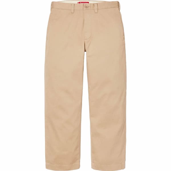 Supreme Chino Pant - Khaki (front)