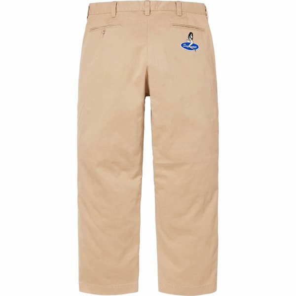 Supreme Chino Pant - Khaki (front)