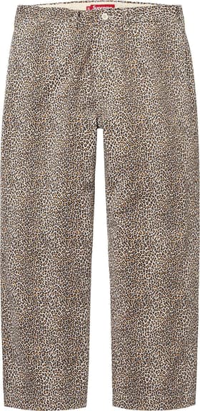 Supreme Chino Pant Leopard