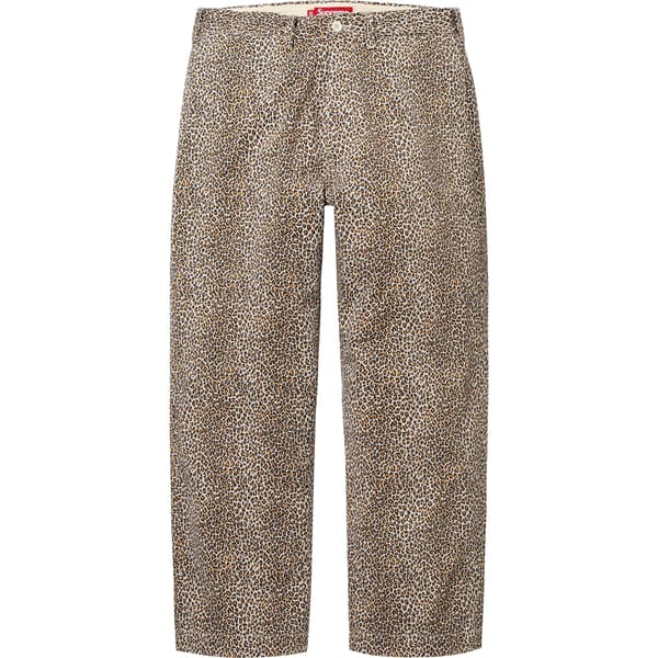 Supreme Chino Pant - Leopard (front)
