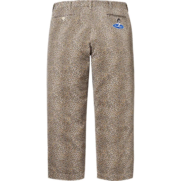 Supreme Chino Pant - Leopard (front)