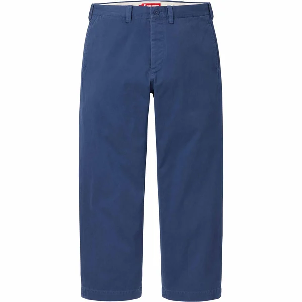 Supreme Chino Pant - Light Navy (front)
