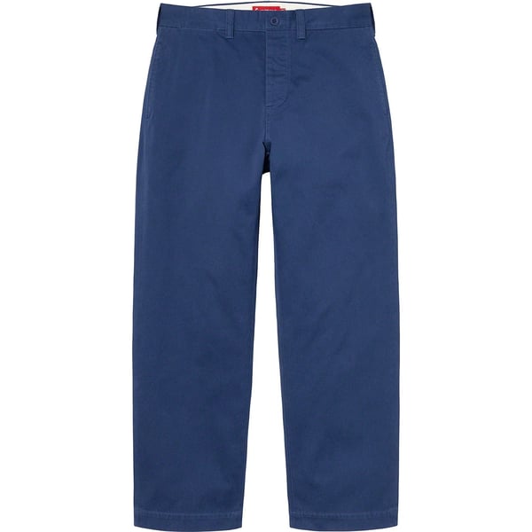 Supreme Chino Pant - Light Navy (front)