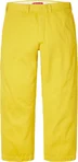Supreme Chino Pant - Lime Yellow (front)