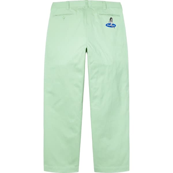 Supreme Chino Pant - Mint (front)