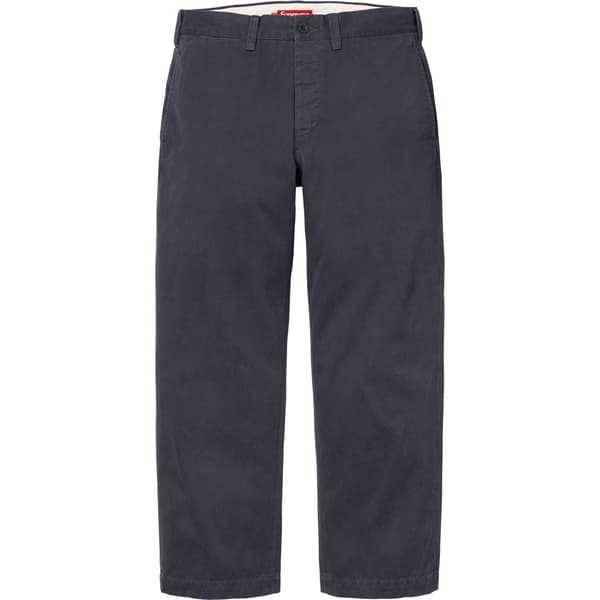 Supreme Chino Pant - Navy (front)