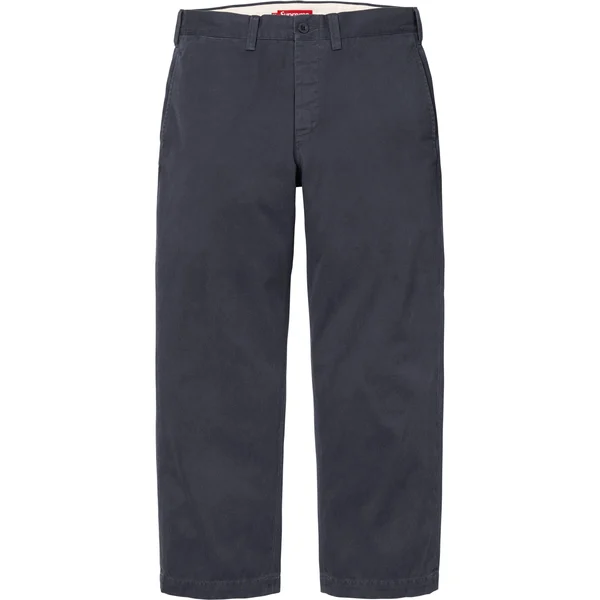 Supreme Chino Pant - Navy (front)